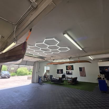 Inside the Cañon Auto Tinting Plus shop in Cañon City