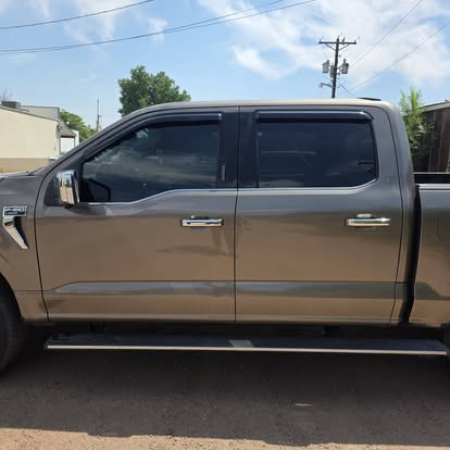Ford F-150 crew cab with matched front and rear tint